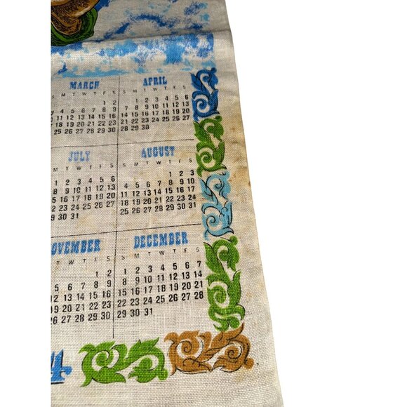 Vintage 1974 Cloth Wall Hanging Praying Hands Image - Picture 2 of 7